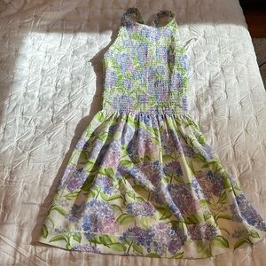 Hill house home lilou nap dress - blue hydrangea crepe XS